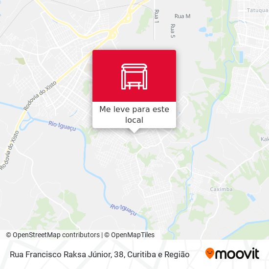 Rua Francisco Raksa Júnior, 38 mapa