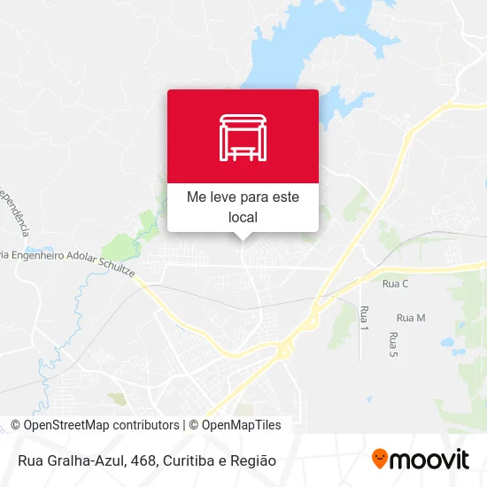 Rua Gralha-Azul, 468 mapa