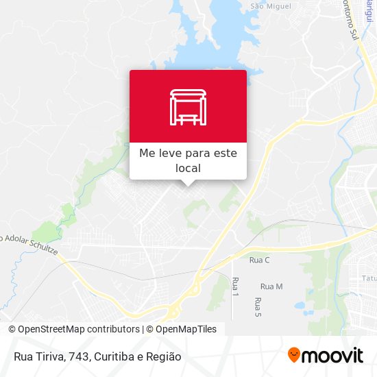 Rua Tiriva, 743 mapa