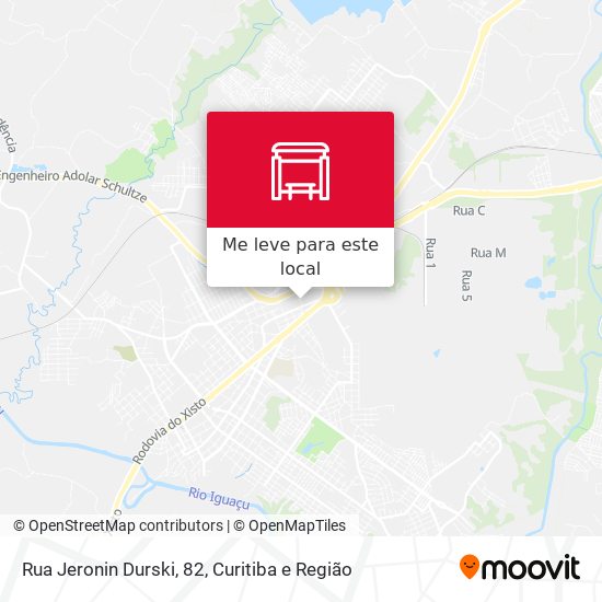 Rua Jeronin Durski, 82 mapa