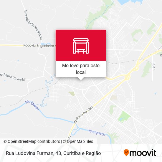 Rua Ludovina Furman, 43 mapa