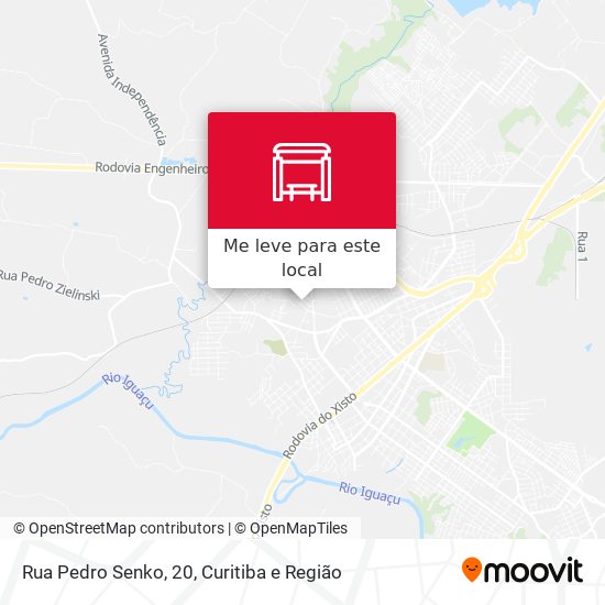 Rua Pedro Senko, 20 mapa