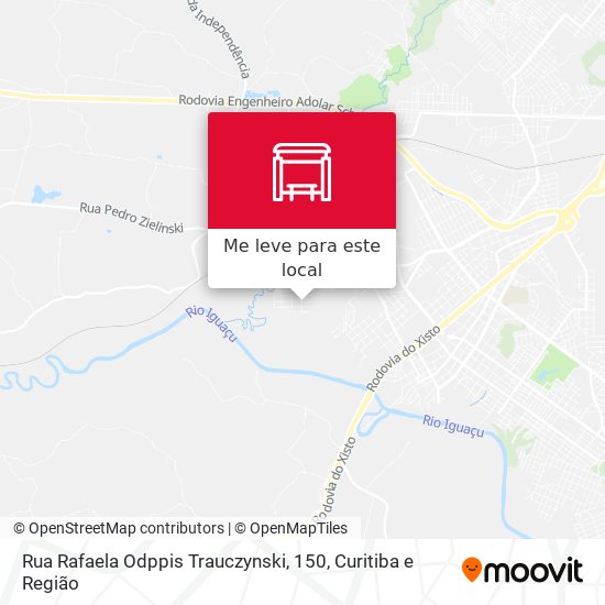 Rua Rafaela Odppis Trauczynski, 150 mapa