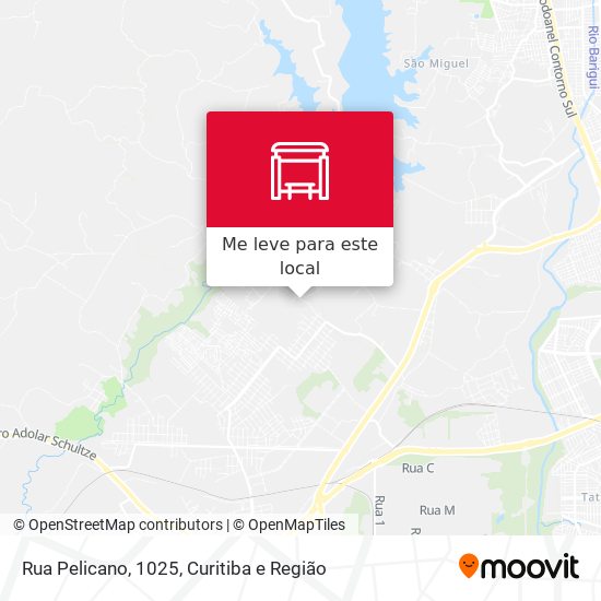 Rua Pelicano, 1025 mapa
