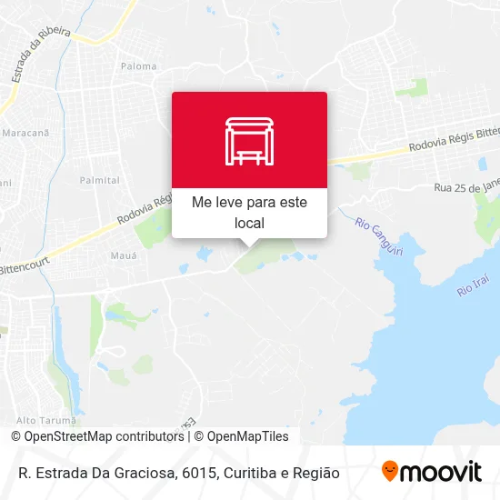 R. Estrada Da Graciosa, 6015 mapa
