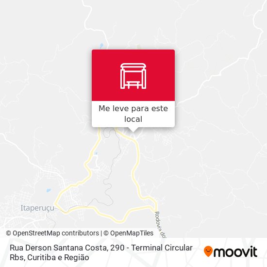 Rua Derson Santana Costa, 290 - Terminal Circular Rbs mapa