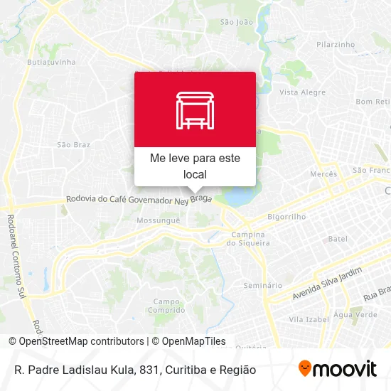 R. Padre Ladislau Kula, 831 mapa