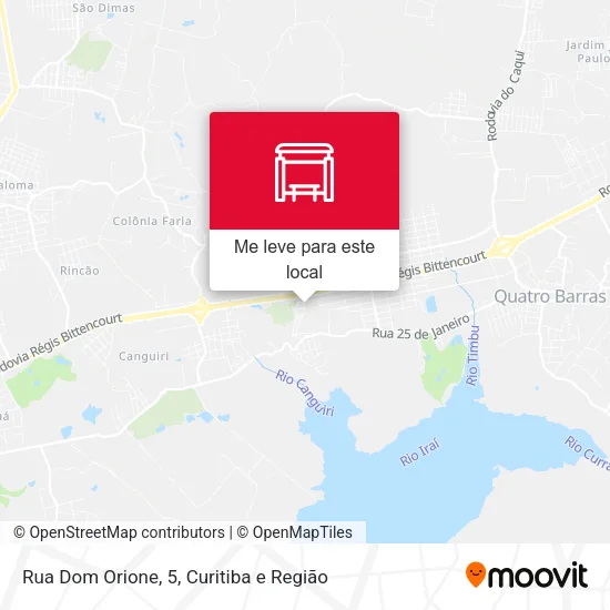 Rua Dom Orione, 5 mapa
