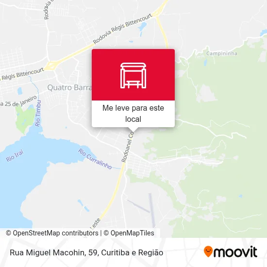 Rua Miguel Macohin, 59 mapa