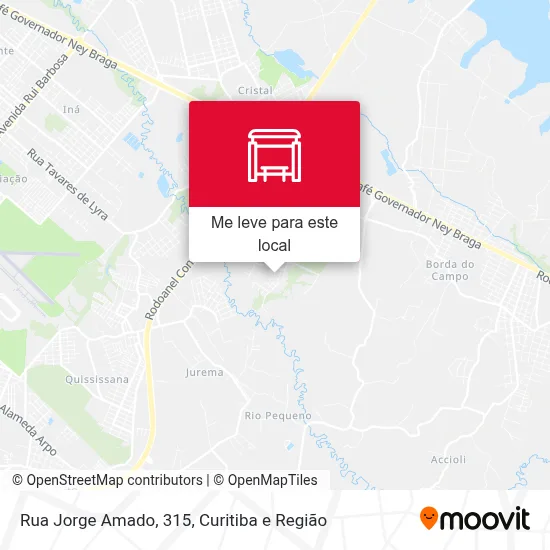 Rua Jorge Amado, 315 mapa