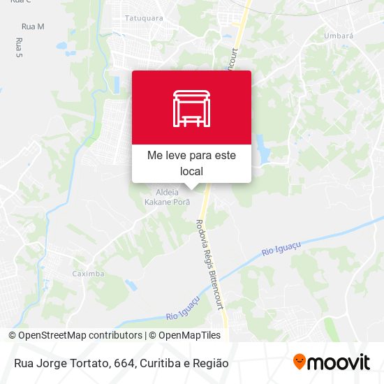 Rua Jorge Tortato, 664 mapa