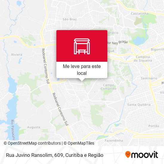Rua Juvino Ransolim, 609 mapa