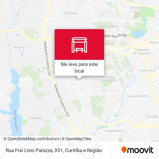 Rua Frei Lívio Panizza, 351 mapa