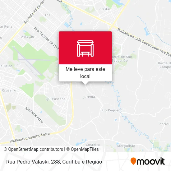 Rua Pedro Valaski, 288 mapa