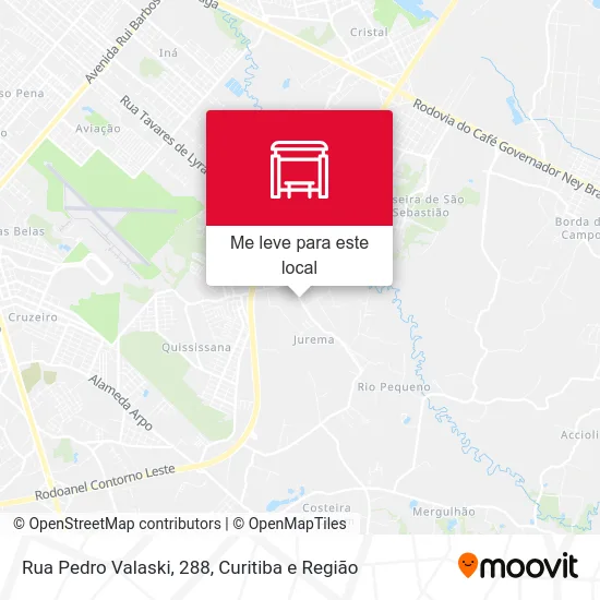 Rua Pedro Valaski, 288 mapa
