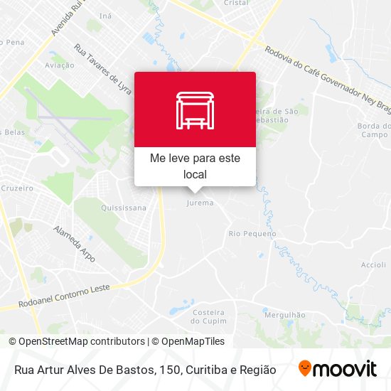 Rua Artur Alves De Bastos, 150 mapa