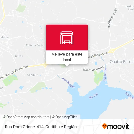 Rua Dom Orione, 414 mapa