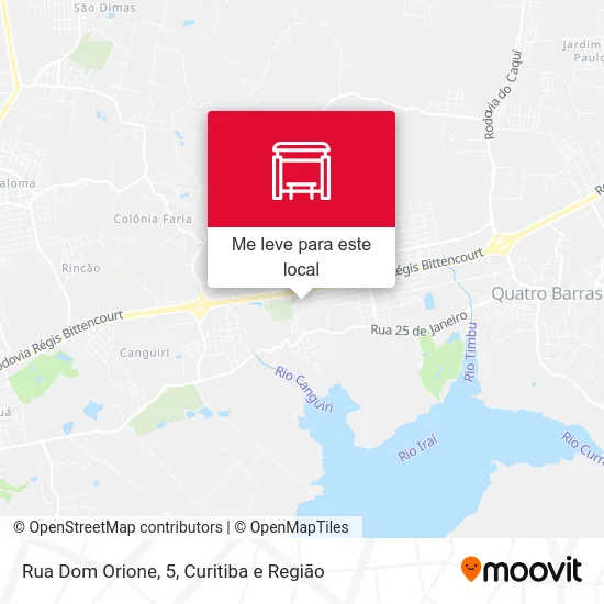 Rua Dom Orione, 5 mapa
