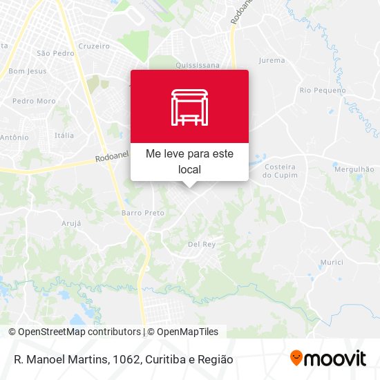 R. Manoel Martins, 1062 mapa