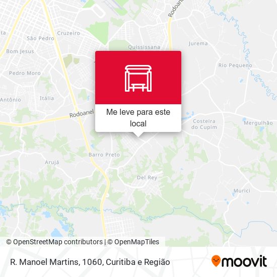 R. Manoel Martins, 1060 mapa