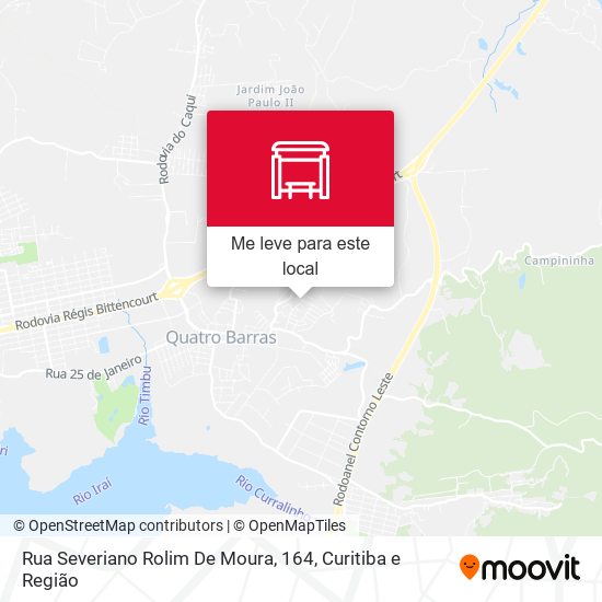 Rua Severiano Rolim De Moura, 164 mapa