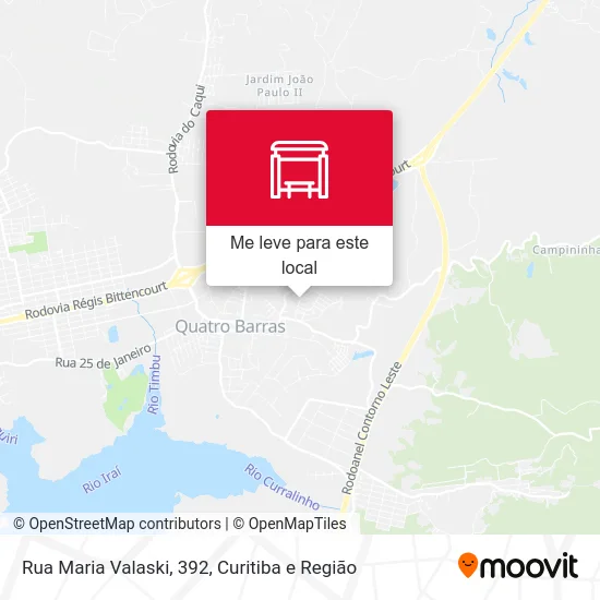 Rua Maria Valaski, 392 mapa