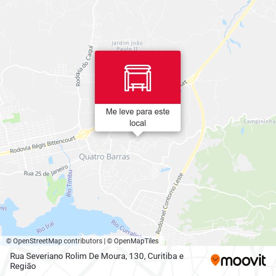 Rua Severiano Rolim De Moura, 130 mapa