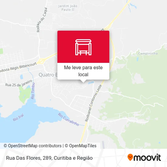 Rua Das Flores, 289 mapa