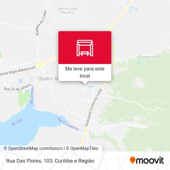 Rua Das Flores, 103 mapa