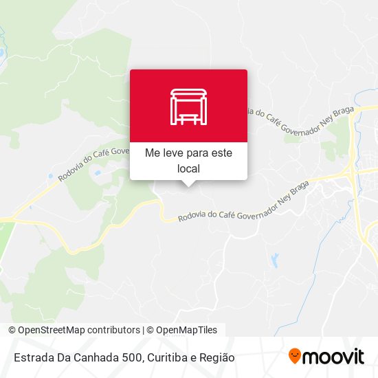 Estrada Da Canhada 500 mapa
