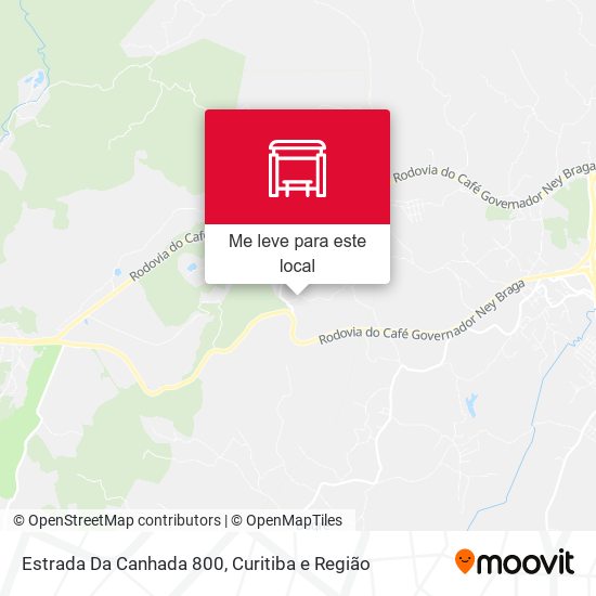 Estrada Da Canhada 800 mapa