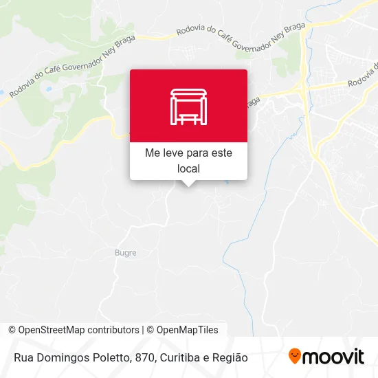 Rua Domingos Poletto, 870 mapa
