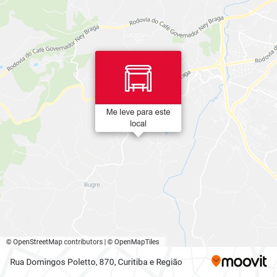 Rua Domingos Poletto, 870 mapa