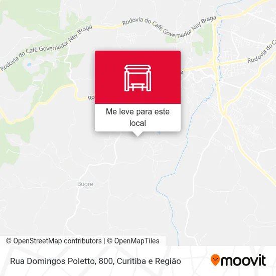 Rua Domingos Poletto, 800 mapa