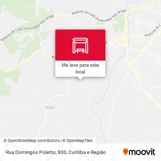 Rua Domingos Poletto, 800 mapa