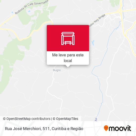 Rua José Merchiori, 511 mapa
