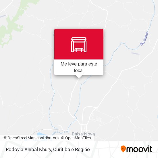 Rodovia Aníbal Khury mapa