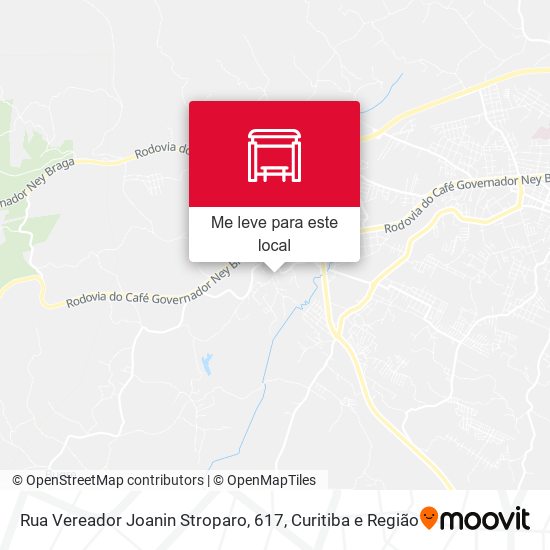 Rua Vereador Joanin Stroparo, 617 mapa