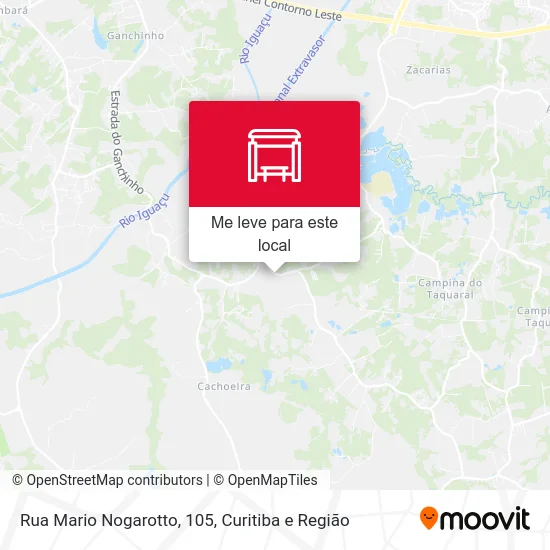 Rua Mario Nogarotto, 105 mapa