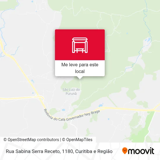 Rua Sabina Serra Receto, 1180 mapa