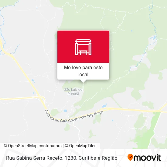 Rua Sabina Serra Receto, 1230 mapa