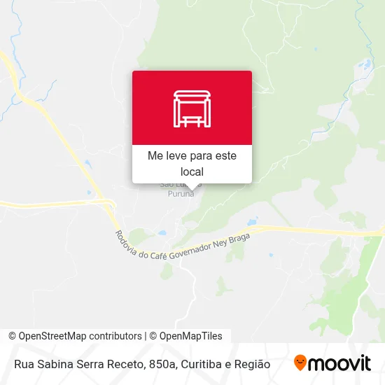 Rua Sabina Serra Receto, 850a mapa