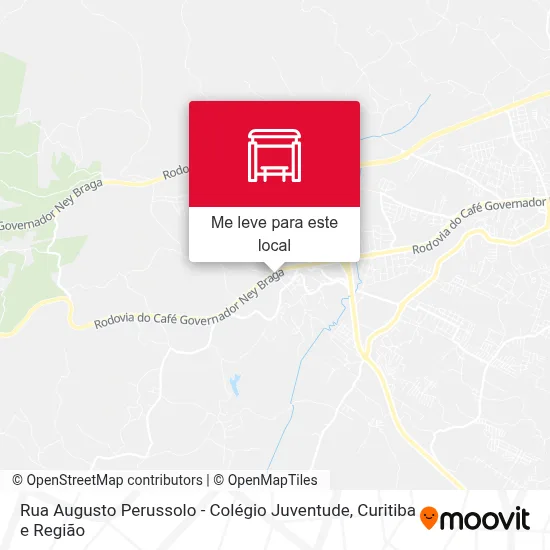 Rua Augusto Perussolo - Colégio Juventude mapa