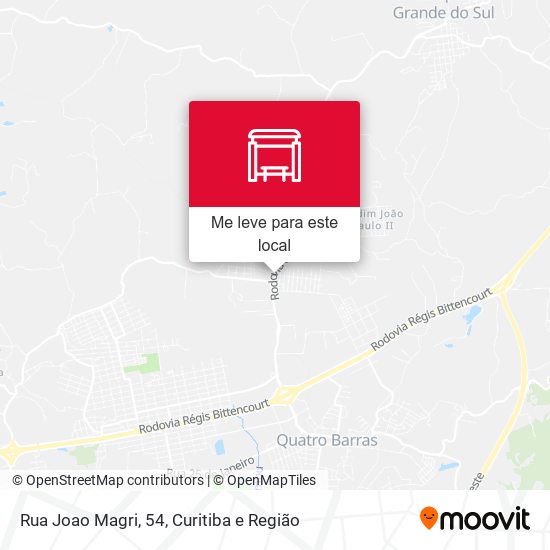 Rua Joao Magri, 54 mapa