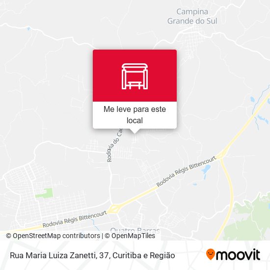 Rua Maria Luiza Zanetti, 37 mapa