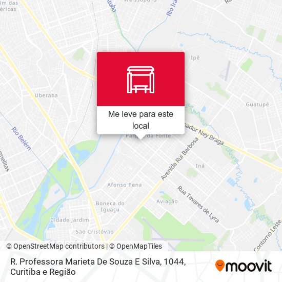 R. Professora Marieta De Souza E Silva, 1044 mapa