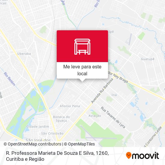 R. Professora Marieta De Souza E Silva, 1260 mapa