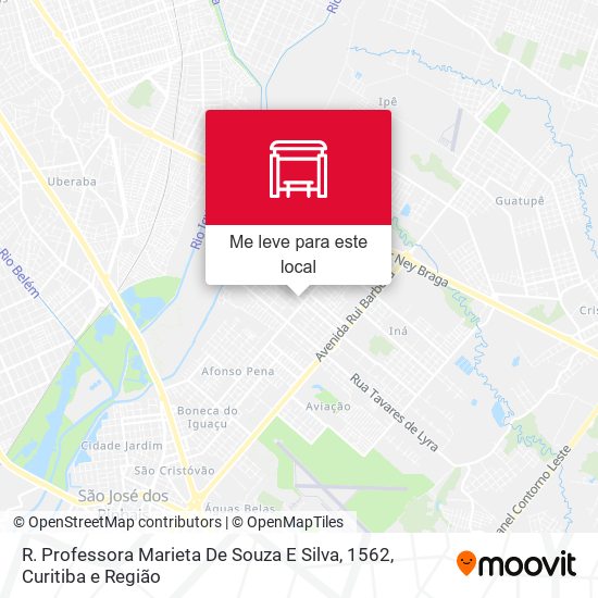 R. Professora Marieta De Souza E Silva, 1562 mapa