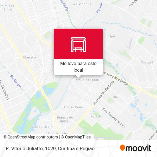 R. Vitorio Juliatto, 1020 mapa