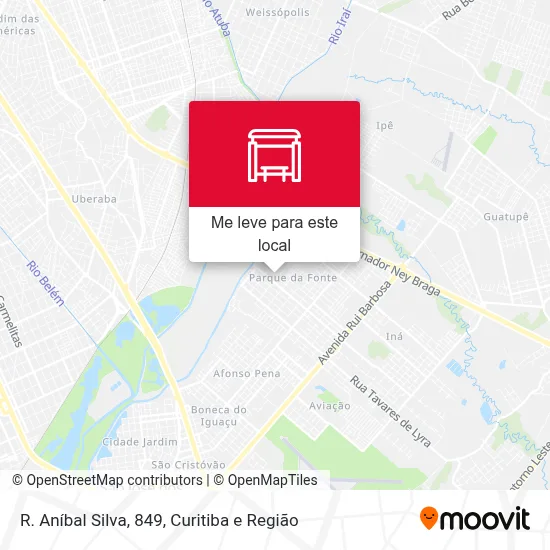 R. Aníbal Silva, 849 mapa